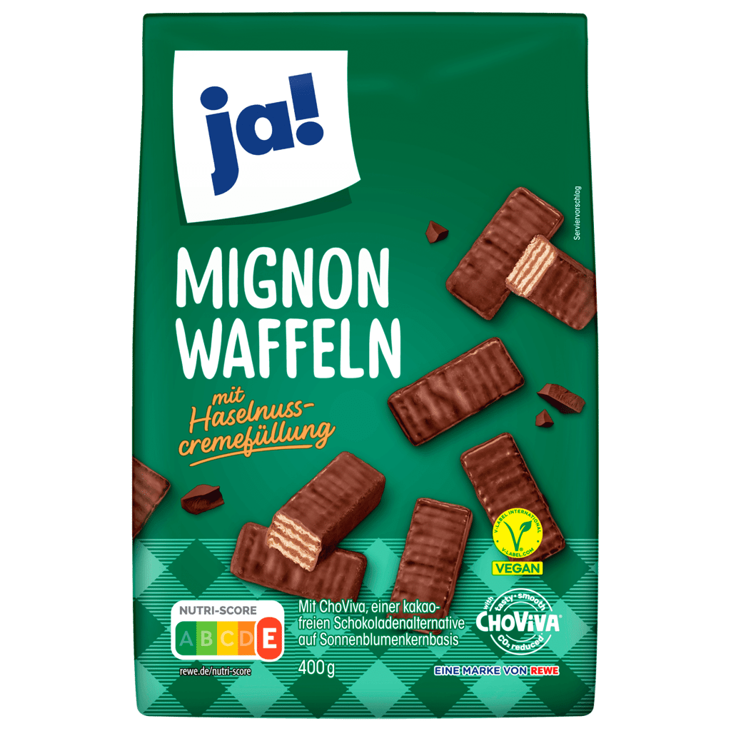 ja! Mignon waffles vegan with ChoViva