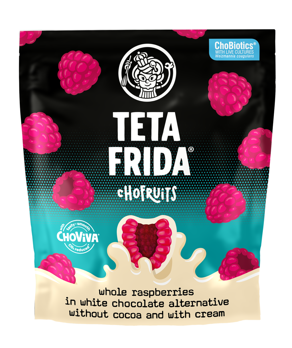 Teta Frida Chofruits Framboises Blanc avec ChoViva