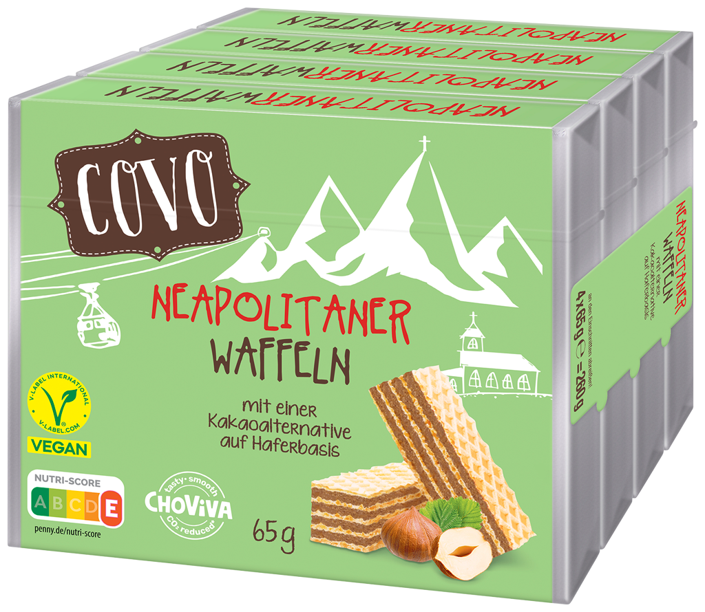 COVO Neapolitan waffles with ChoViva