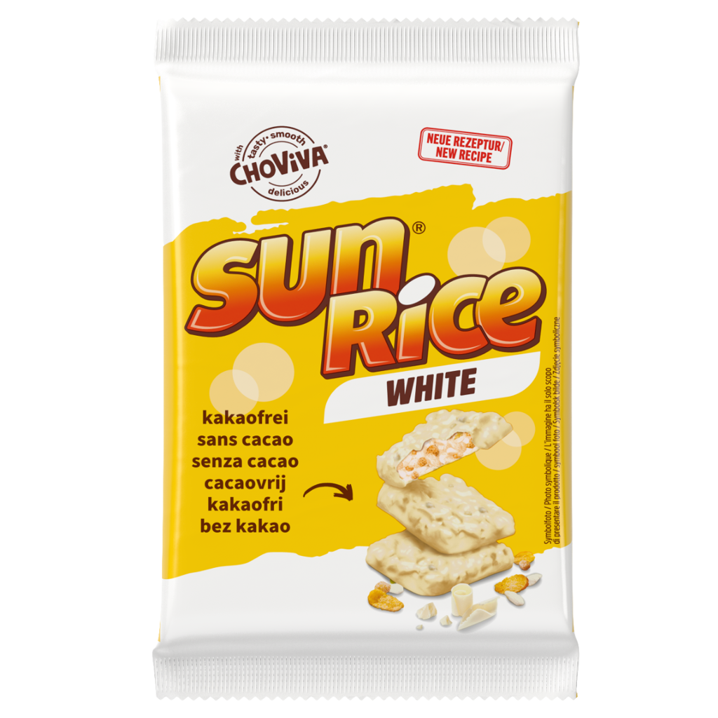 Sun Rice ChoViva Crunchy White Milch + Flakes Happen 250g