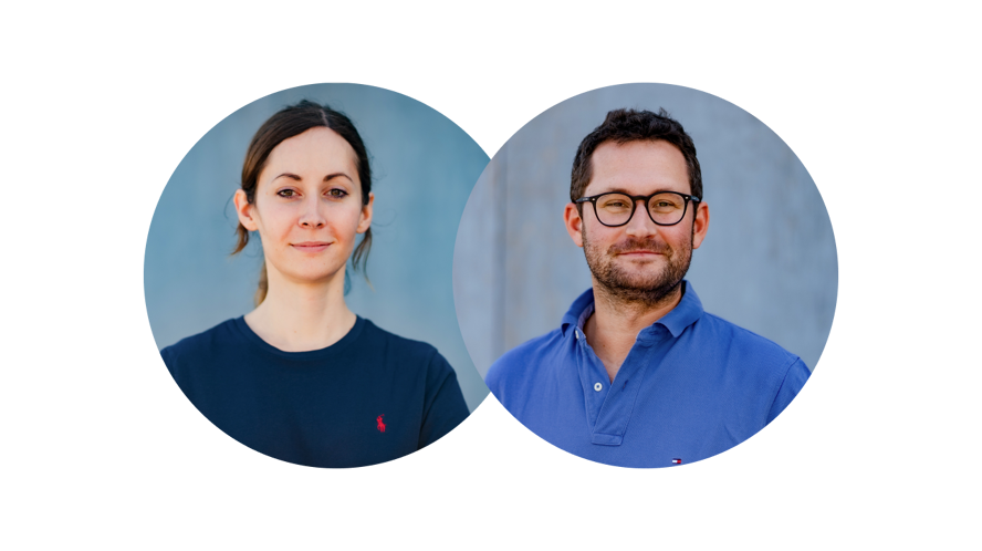 portrait of sara and maximilian marquart, the founders of Planet A Foods and Choviva